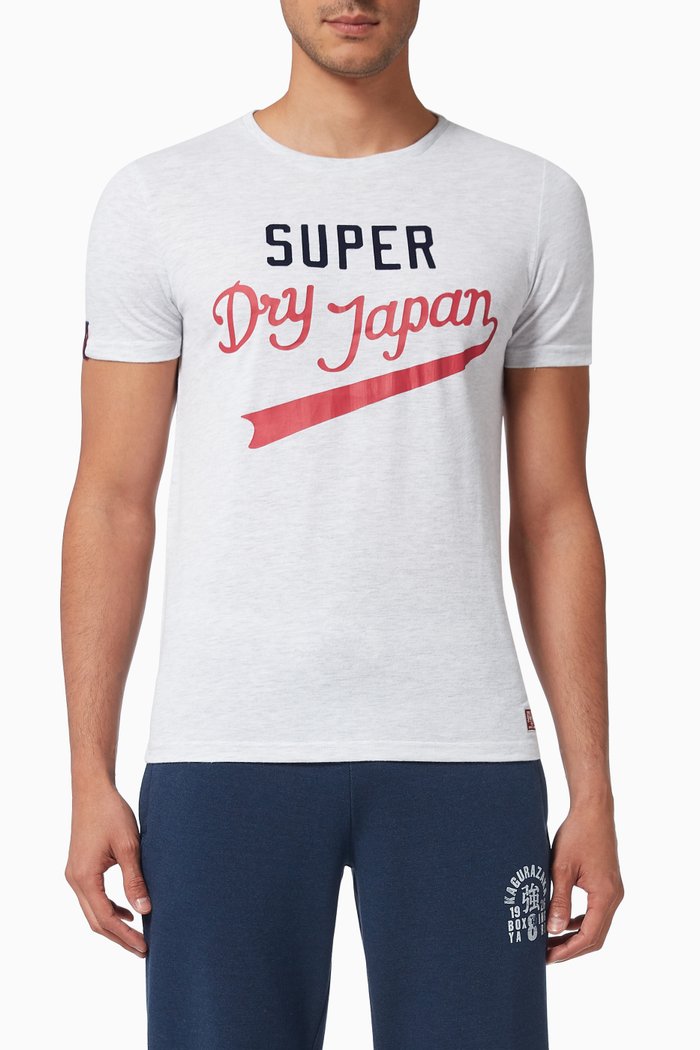 

Collegiate Graphics T-shirt in Cotton, Grey