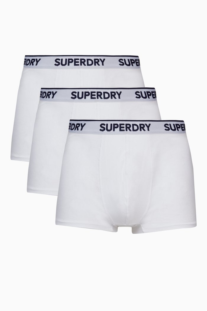 

Classic Boxers, Set of 3 in Organic Cotton, White