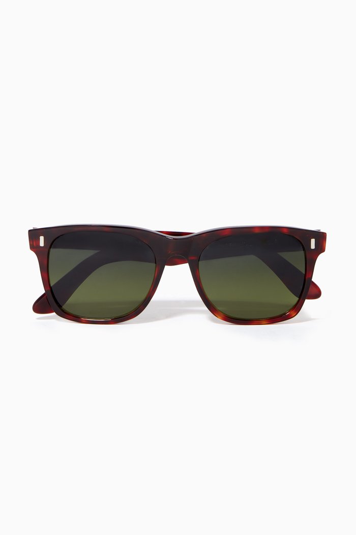 

Jambo D Frame Sunglasses in Acetate, Brown