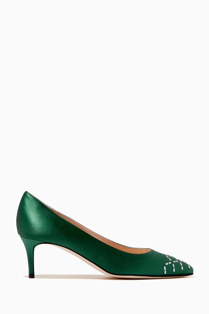 

Biella Pumps in Satin, Grey