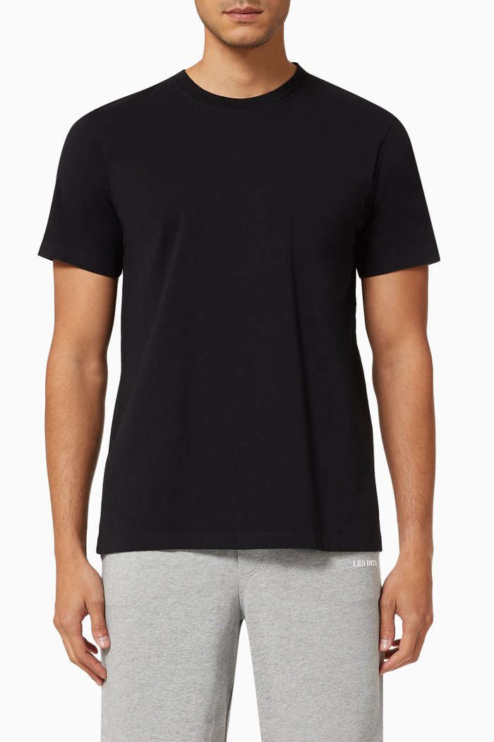 Logo T-shirt in Cotton, Black