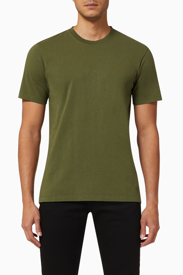 

Logo T-shirt in Cotton, Green