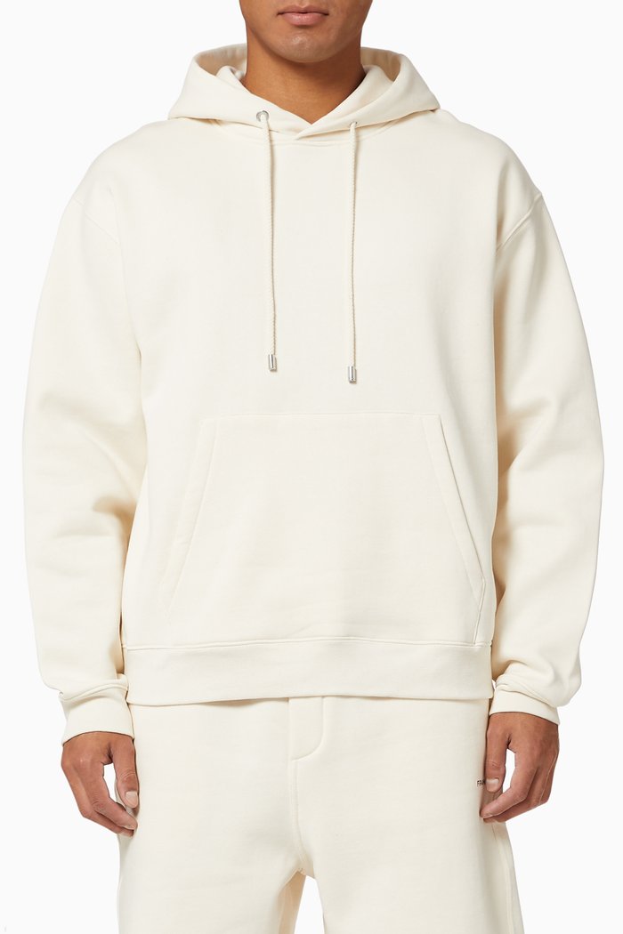 

Hoodie in Cotton Fleece, Neutral
