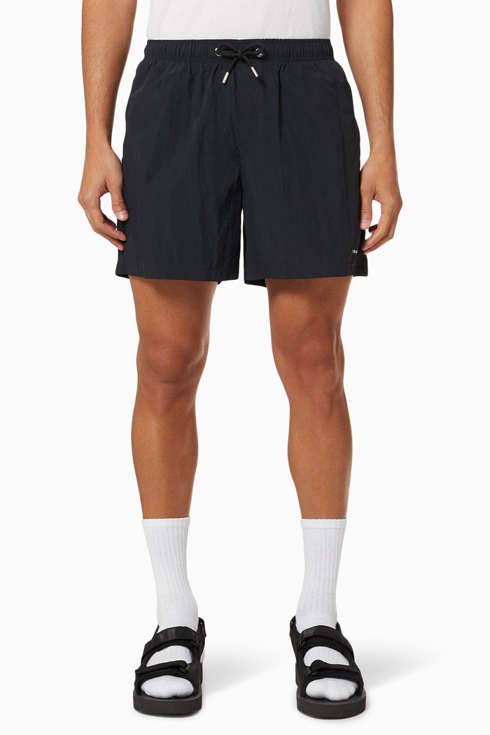 

Logo Shorts in Nylon, Black