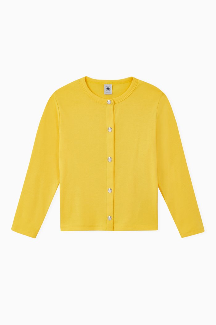Cotton Cardigan, Yellow