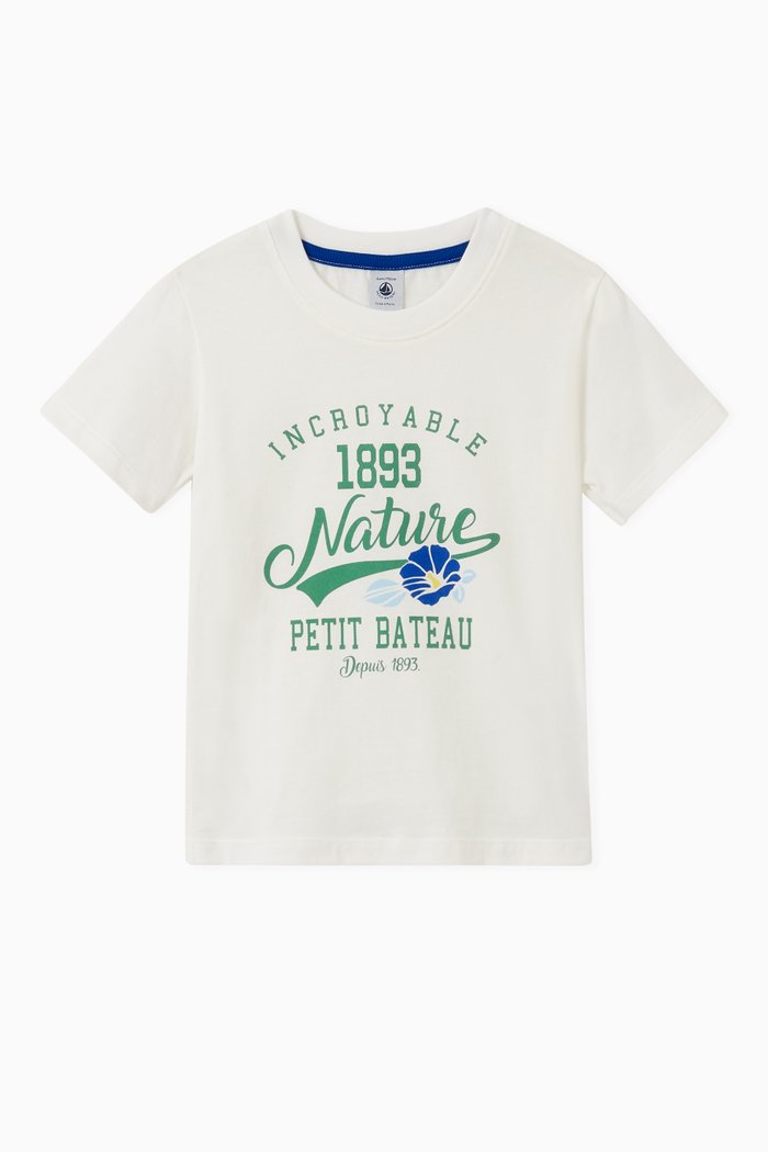 

Printed T-shirt in Cotton, White