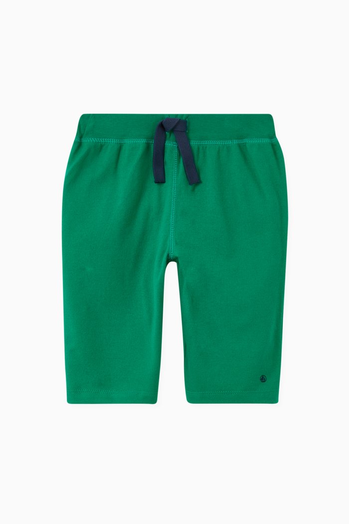 

Jersey Bermuda Shorts in Cotton, Green