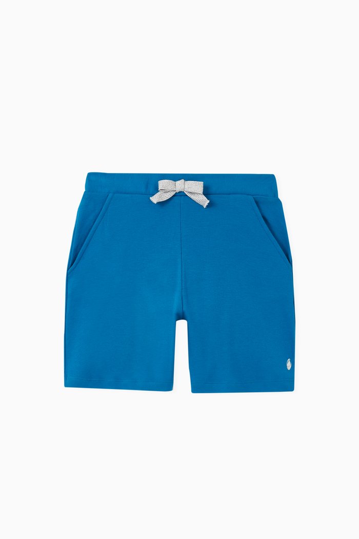 

Logo Shorts in Cotton, Blue