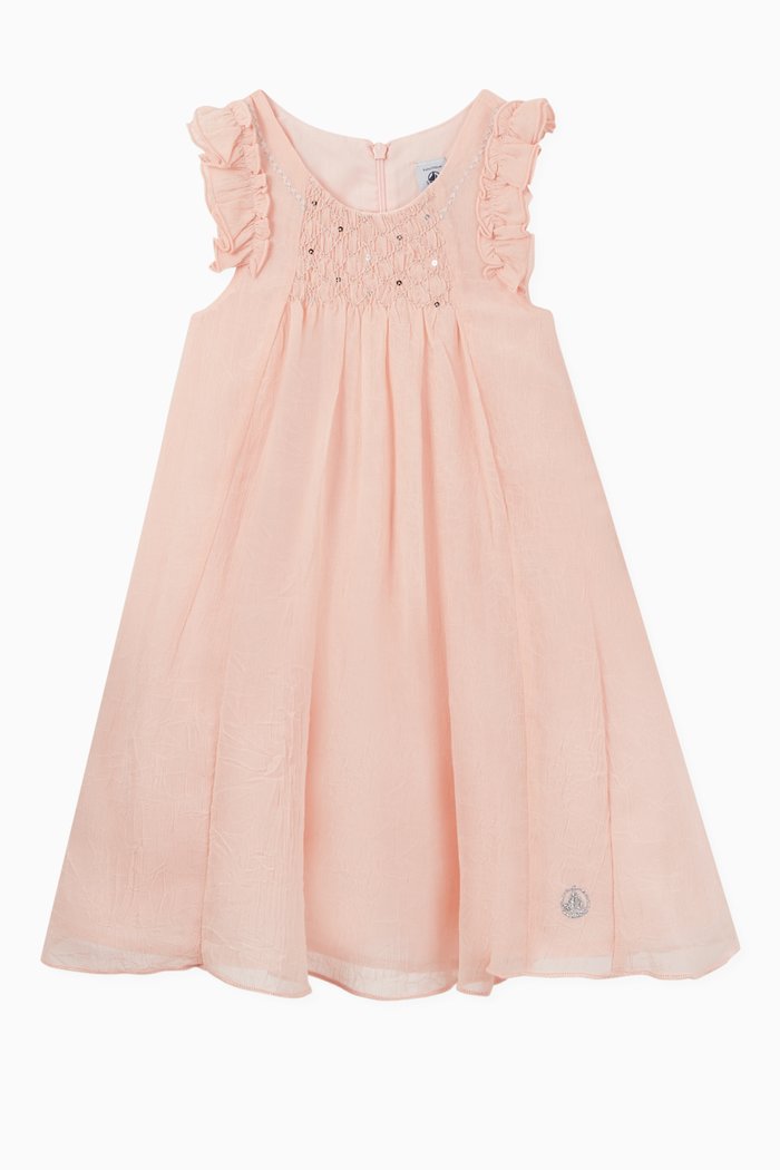 Formal Dress in Crepe, Pink