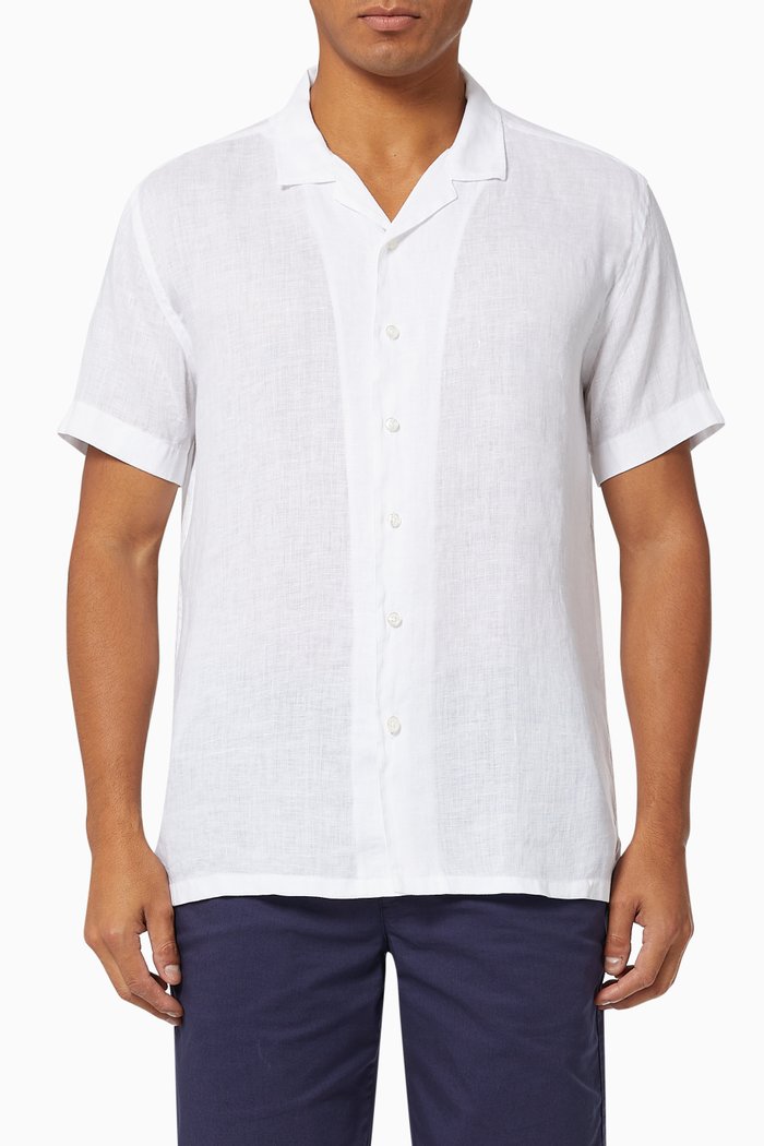 

Rom Hawaii Shirt in Cotton, White