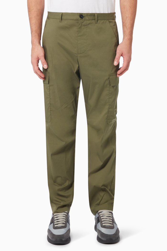

Classic Cargo Pants in Organic Cotton, Green