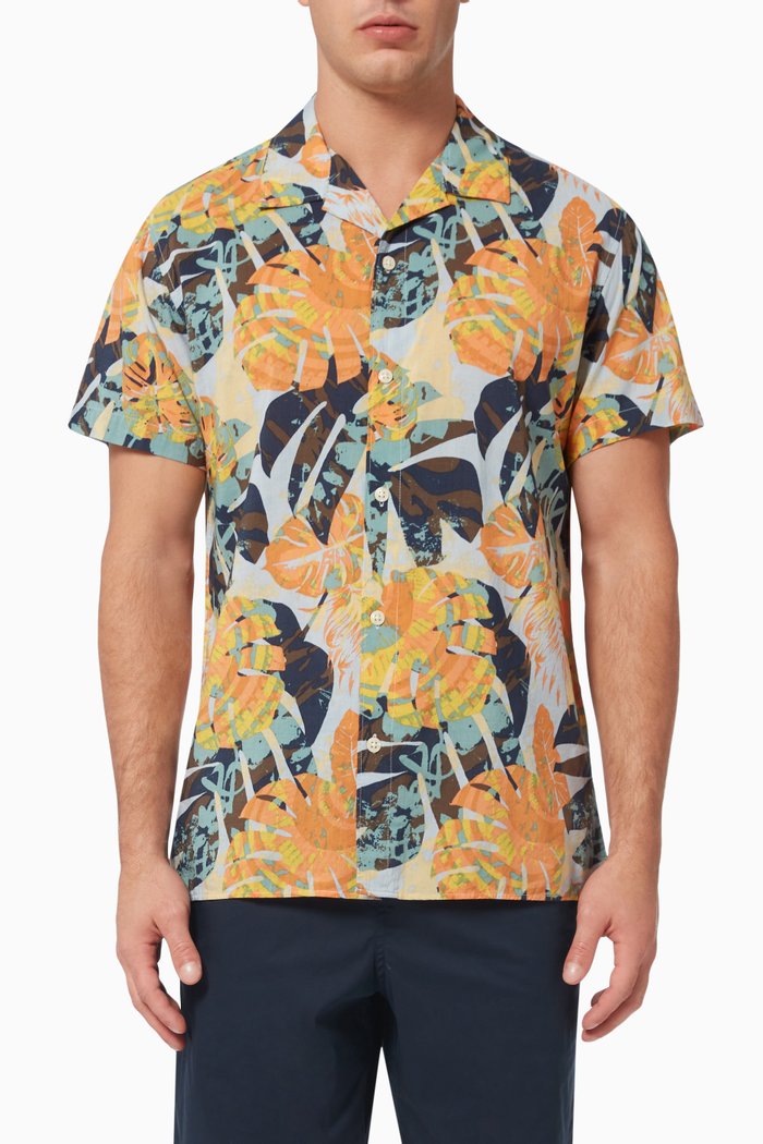 

Resort Shirt in Cotton-Tencel™ Modal, Blue