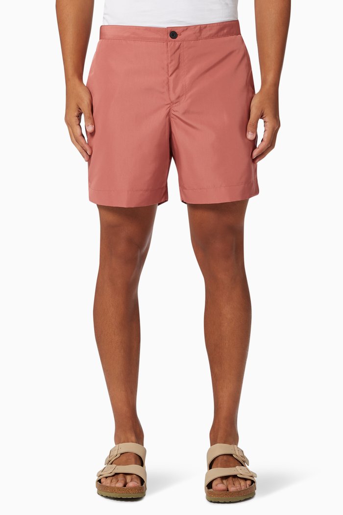 

Sports Inspired Minimalist Shorts, Orange