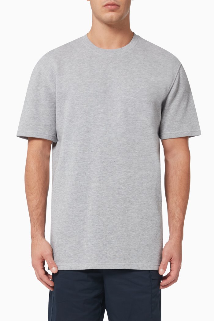 

Sweat T-shirt in Organic Cotton, Grey