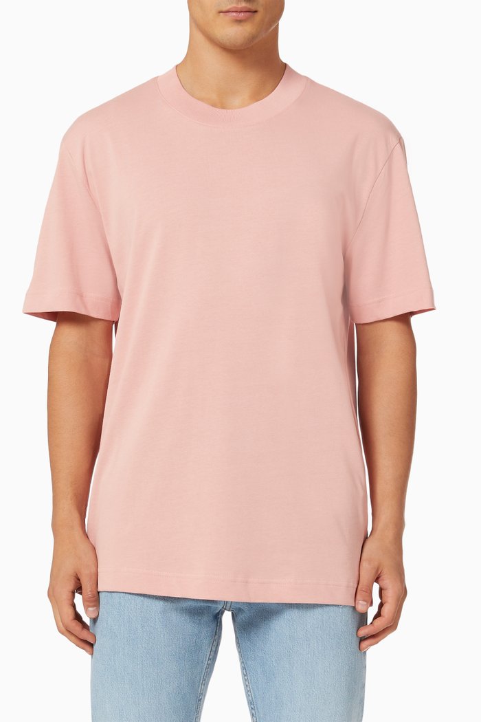 

Sweat T-shirt in Organic Cotton, Pink