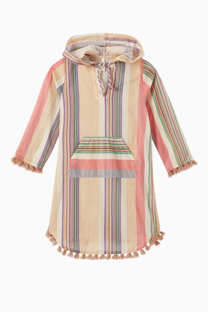 

Mae Printed Coverup Beachwear in Cotton, Multicolour