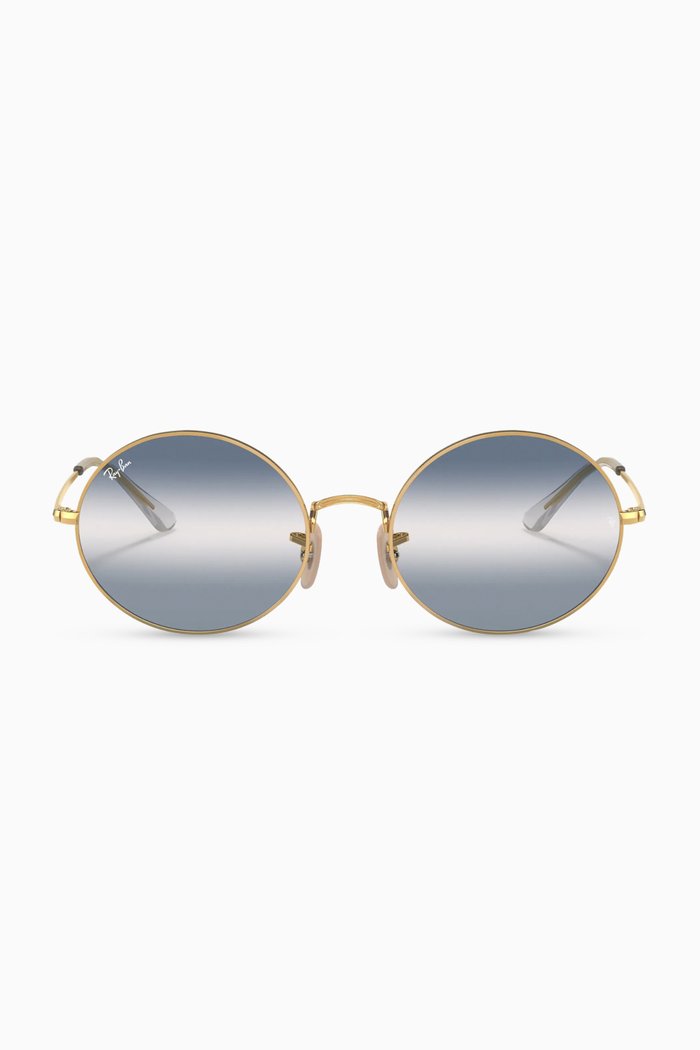 

Oval 1970 Bi-gradient Sunglasses in Metal, Gold