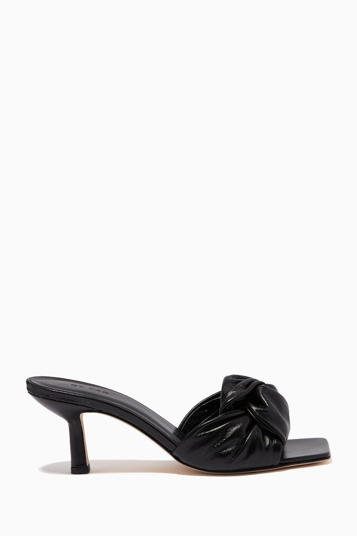 

Lana Mules in Gloss Leather, Black