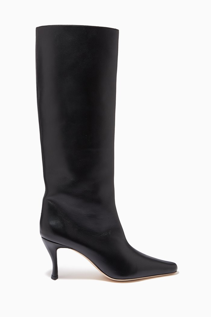 

Stevie 42 Boots in Smooth Leather, Black