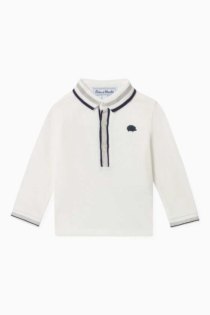 

Polo Shirt in Cotton, Neutral
