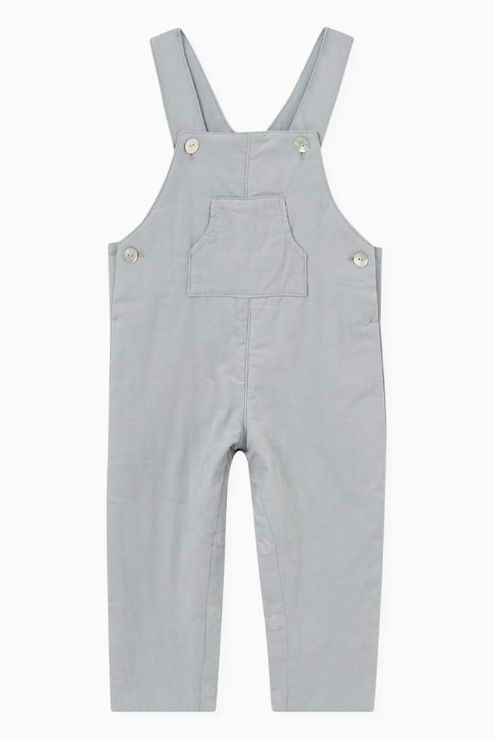 

Long Dungarees in Corduroy, Blue