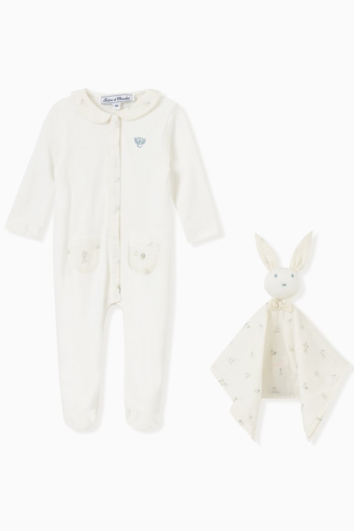 

Pajama Gift Set in Cotton, Blue