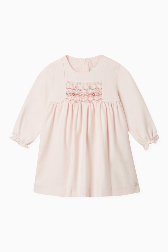 

Embroidered Tulle Dress, Pink