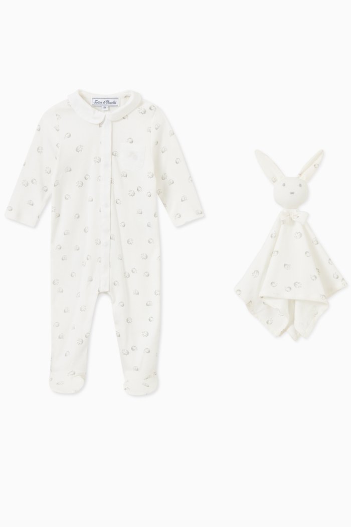 

Pajama Gift Set in Cotton, Neutral