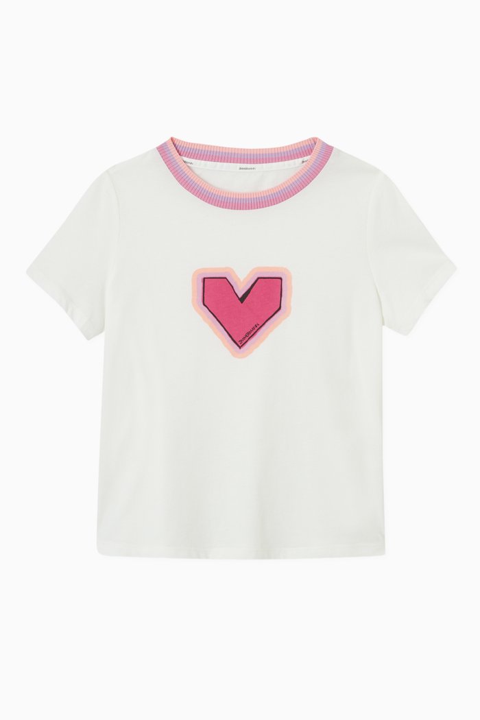 

Teddy Rib T-shirt in Jersey, Neutral