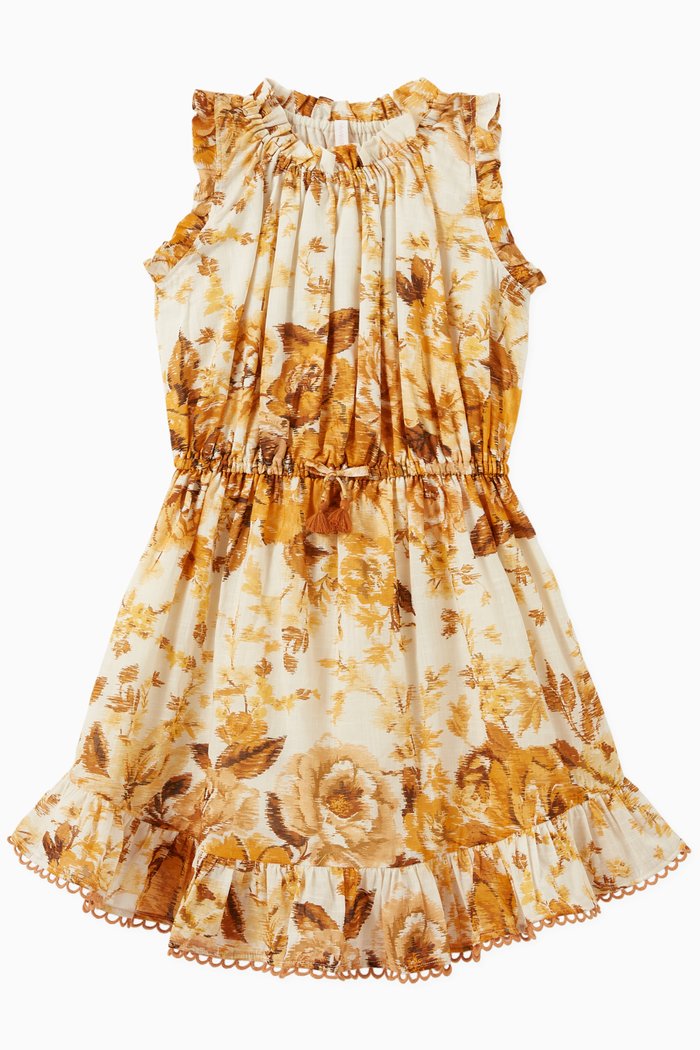 

Aliane Flip Dress in Linen, Multicolour