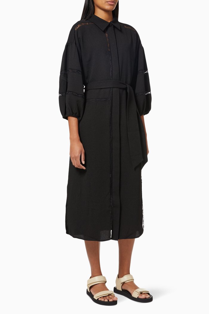 

Gracielle Dress in Crepe, Black