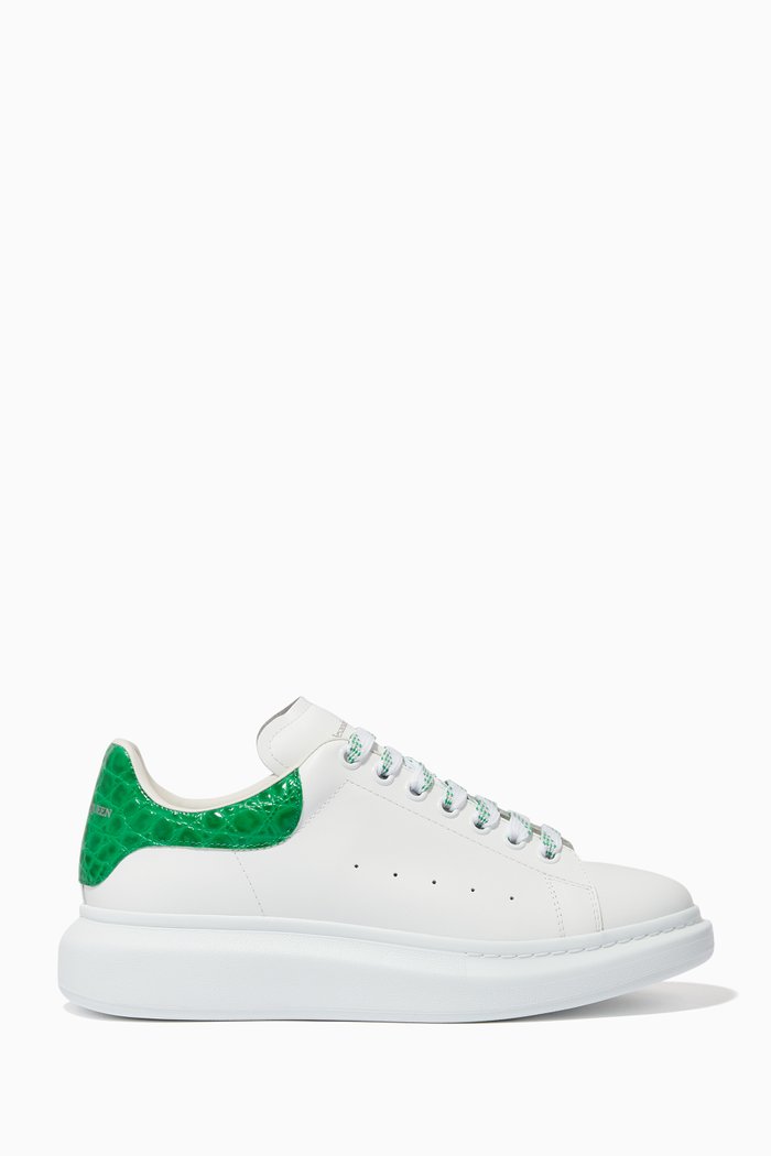 

Oversized Sneakers in Leather, White