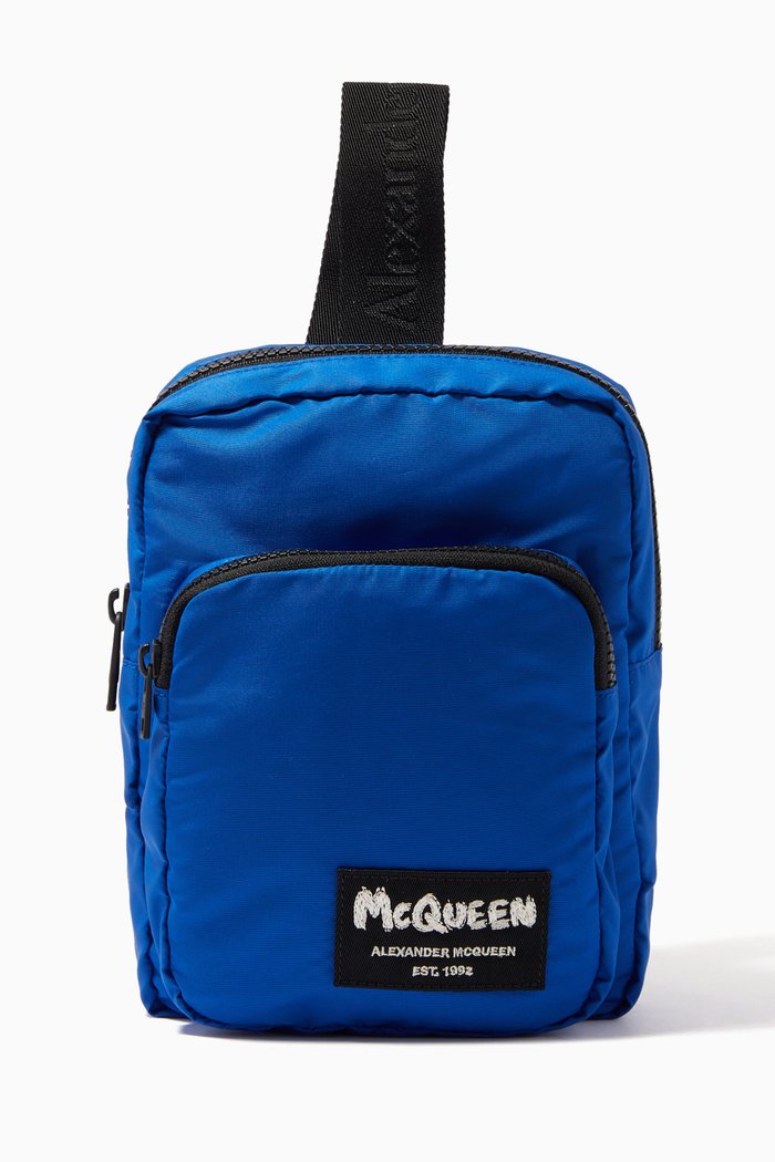 

McQueen Tag Crossbody Camera Bag in Polyfaille, Undefined