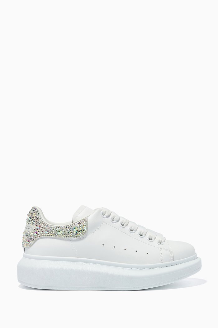 

Oversized Sneakers in Calfskin, White