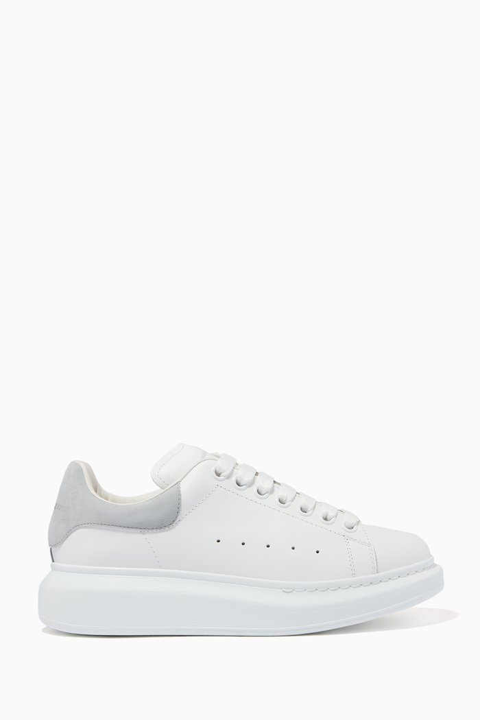 

Oversized Sneakers in Leather, White