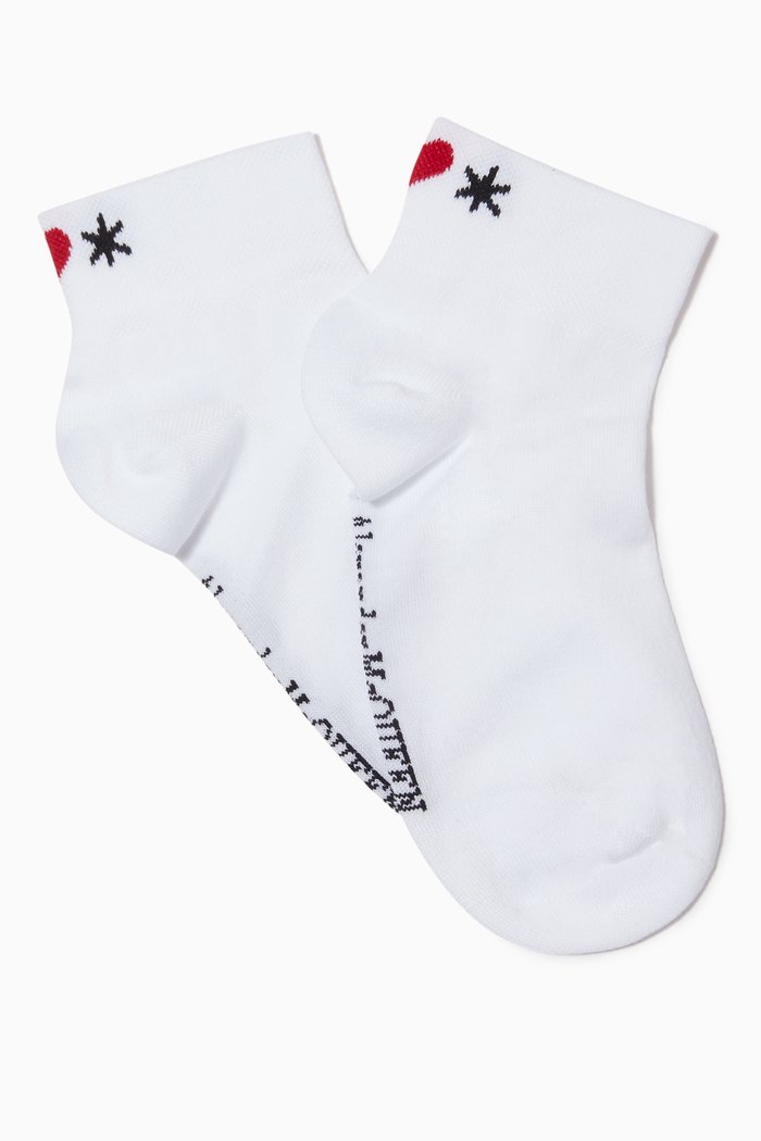 

Mystical Ankle Socks in Cotton Knit, Multicolour