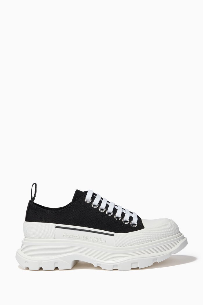 Tread Slick Lace Up in Canvas, Black