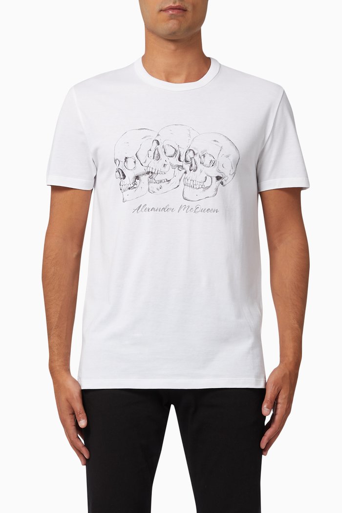 

Rushmore Skull T-shirt in Organic Light Jersey, Multicolour