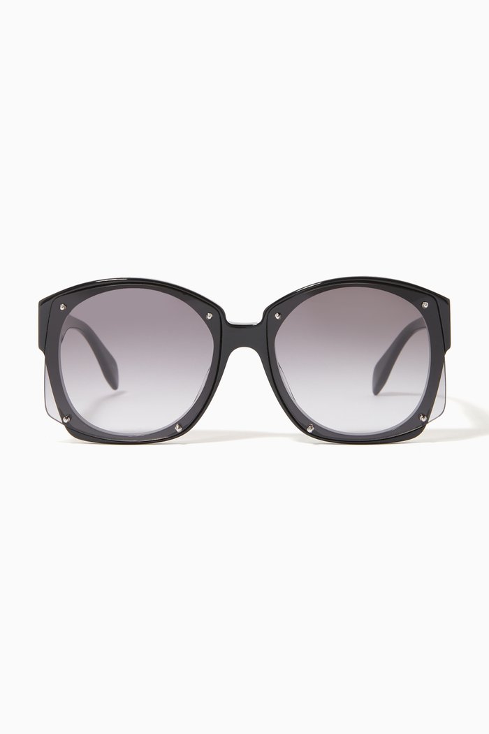 

Square Sunglasses in Acetate, White