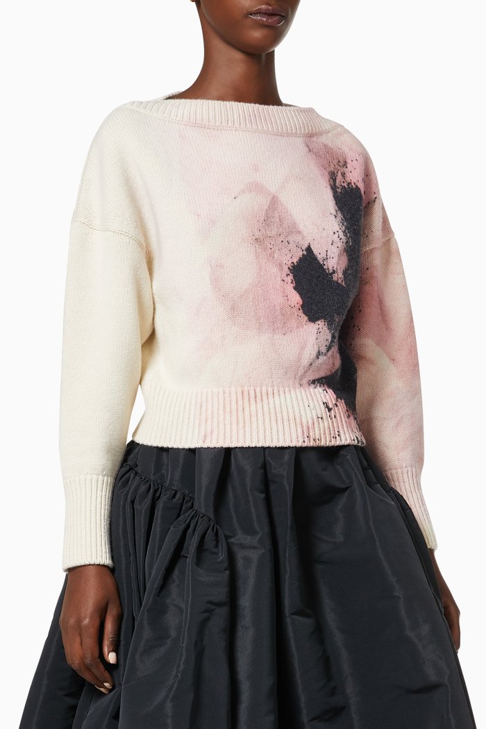 

Dyed Jumper in Knit, Purple