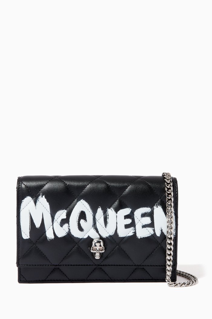 

Small Skull Bag in Quilted Nappa, Black