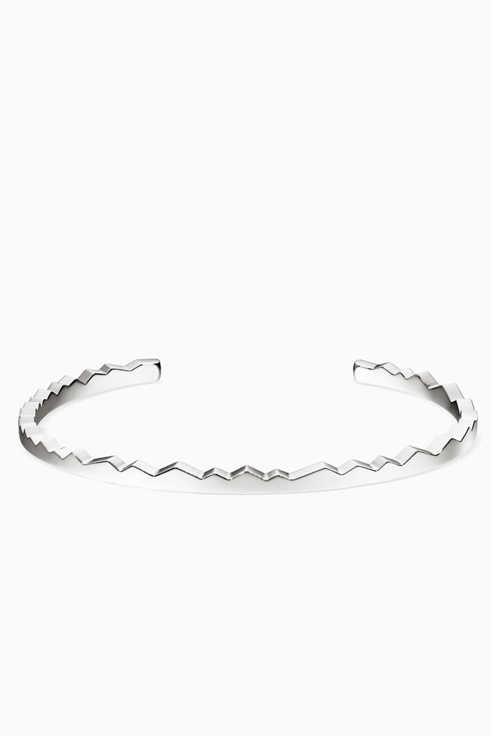 

Capture Light Bracelet (+) in 18kt White Gold, Silver
