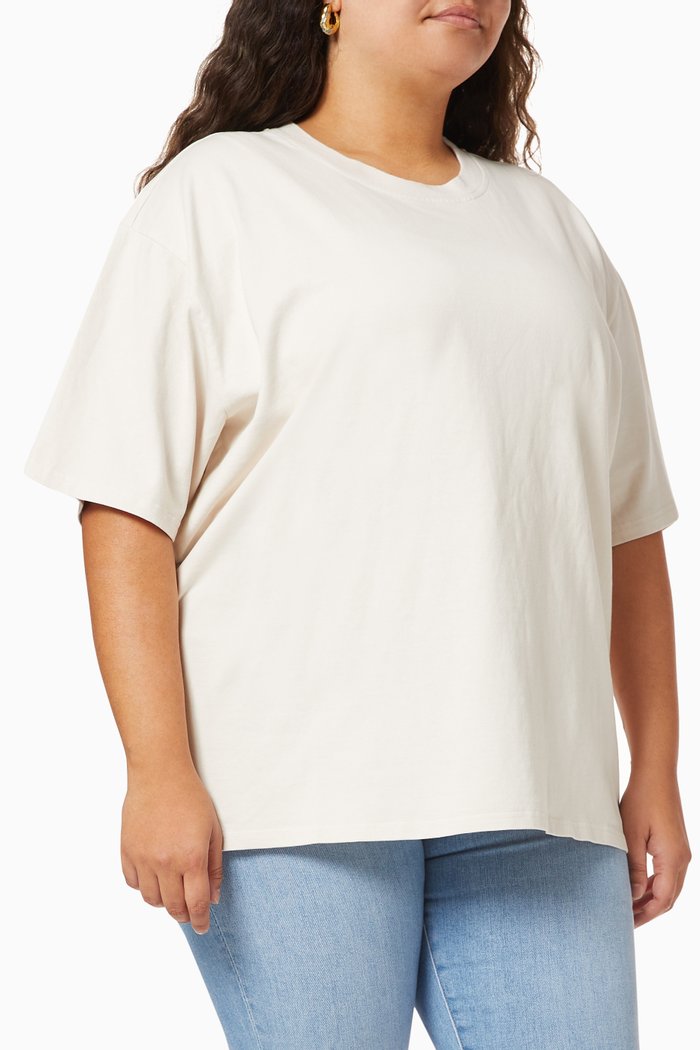 

Essential Boyfriend Crewneck T-shirt, Neutral