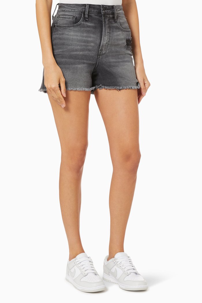 

Good Curve Shorts in Recycled Cotton, Black