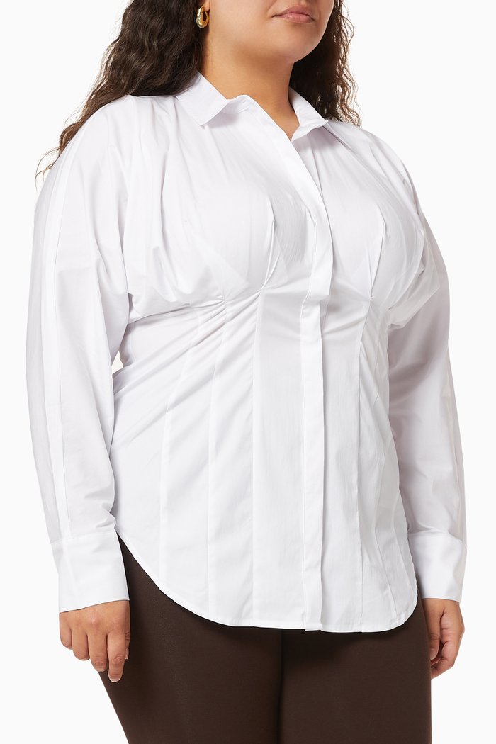 

Dart Shirt in Poplin, White