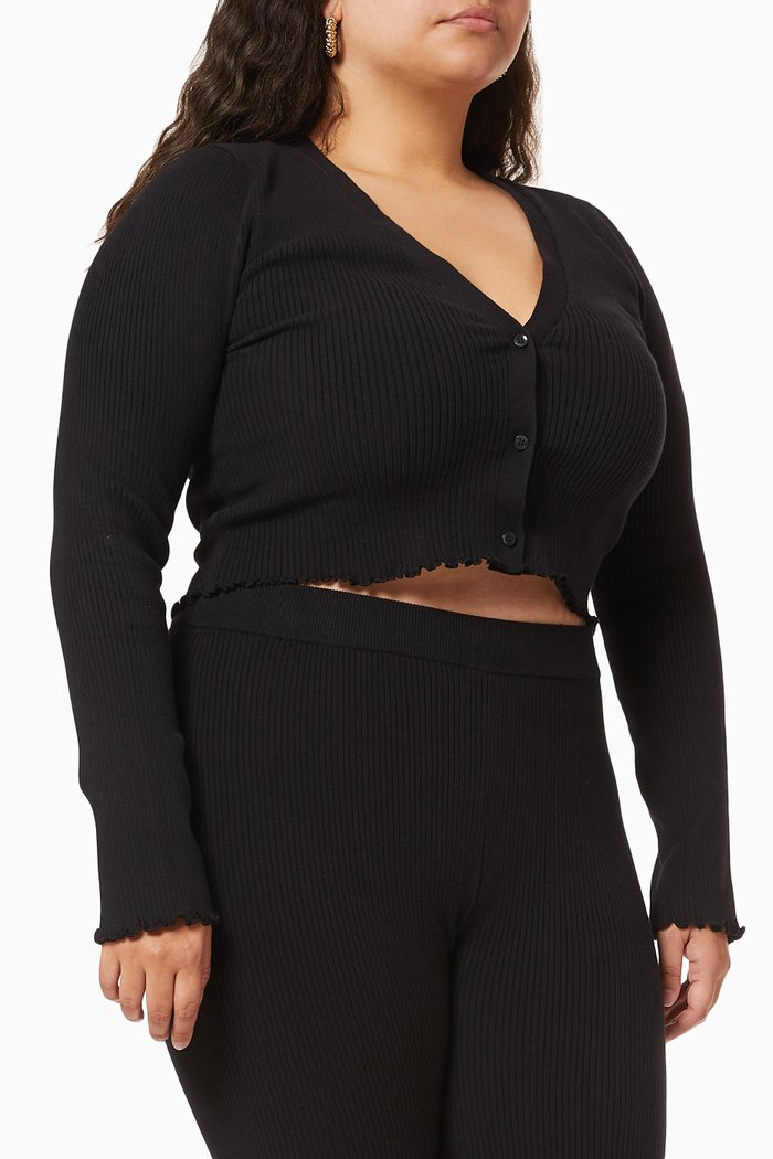 

Lettuce Edge Cardi, Black