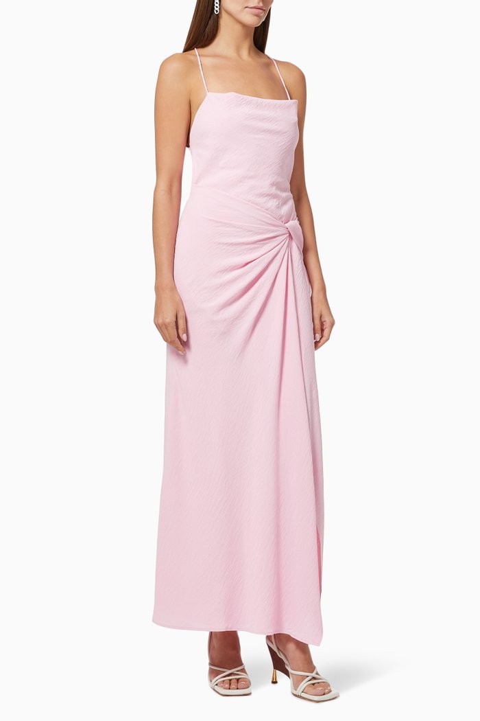 

Marielle Dress in Crepe, Pink