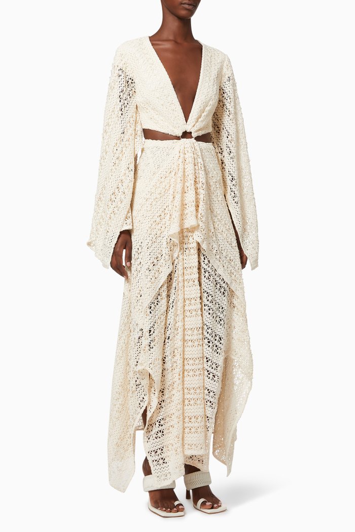 

Jeanne Dress in Cotton, Neutral