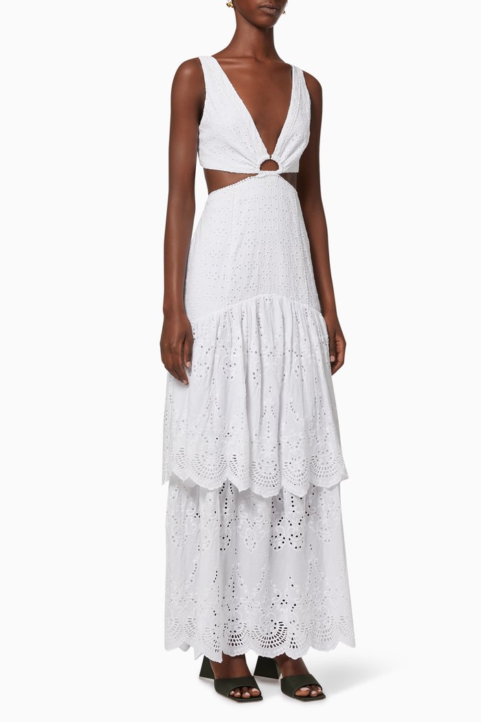 

Juliette Dress in Cotton, White