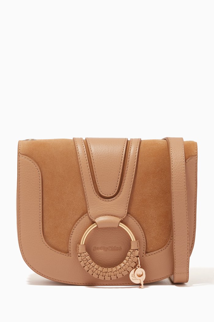 

Mini Hana Shoulder Bag in Goatskin, Brown